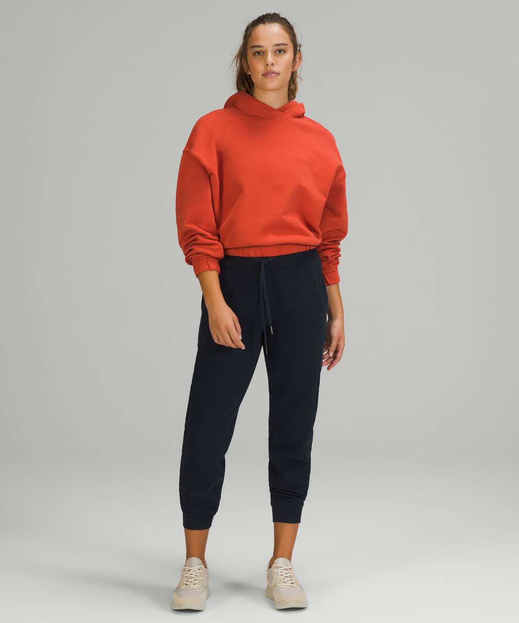 Lululemon Relaxed Cropped Hoodie - Canyon Orange