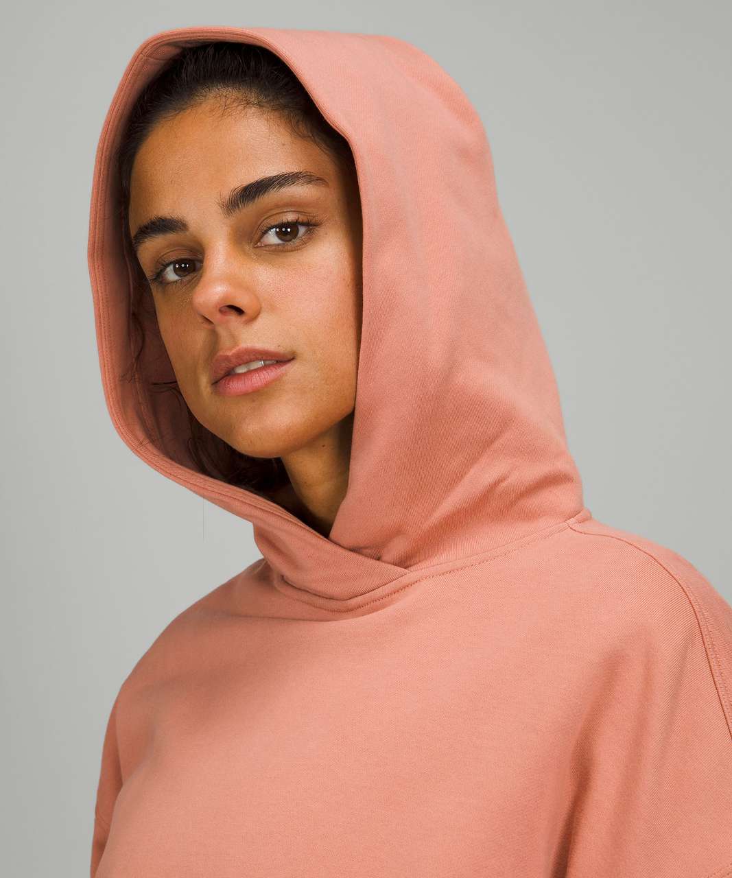 Lululemon Relaxed Cropped Hoodie - Pink Savannah