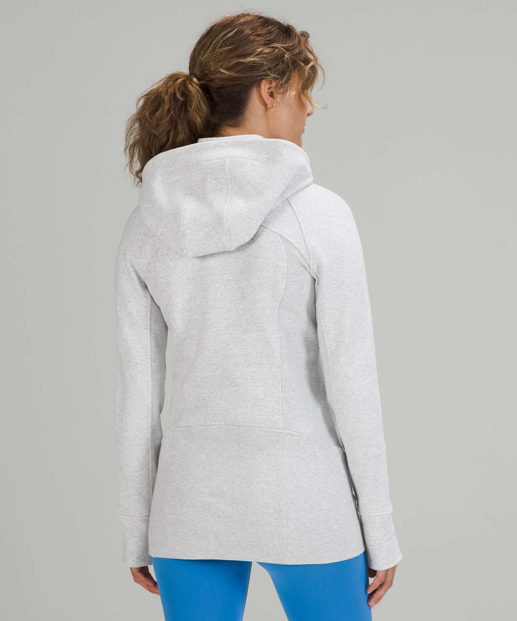 Lululemon Hooded Radiant Jacket - Heathered Core Ultra Light Grey - lulu  fanatics