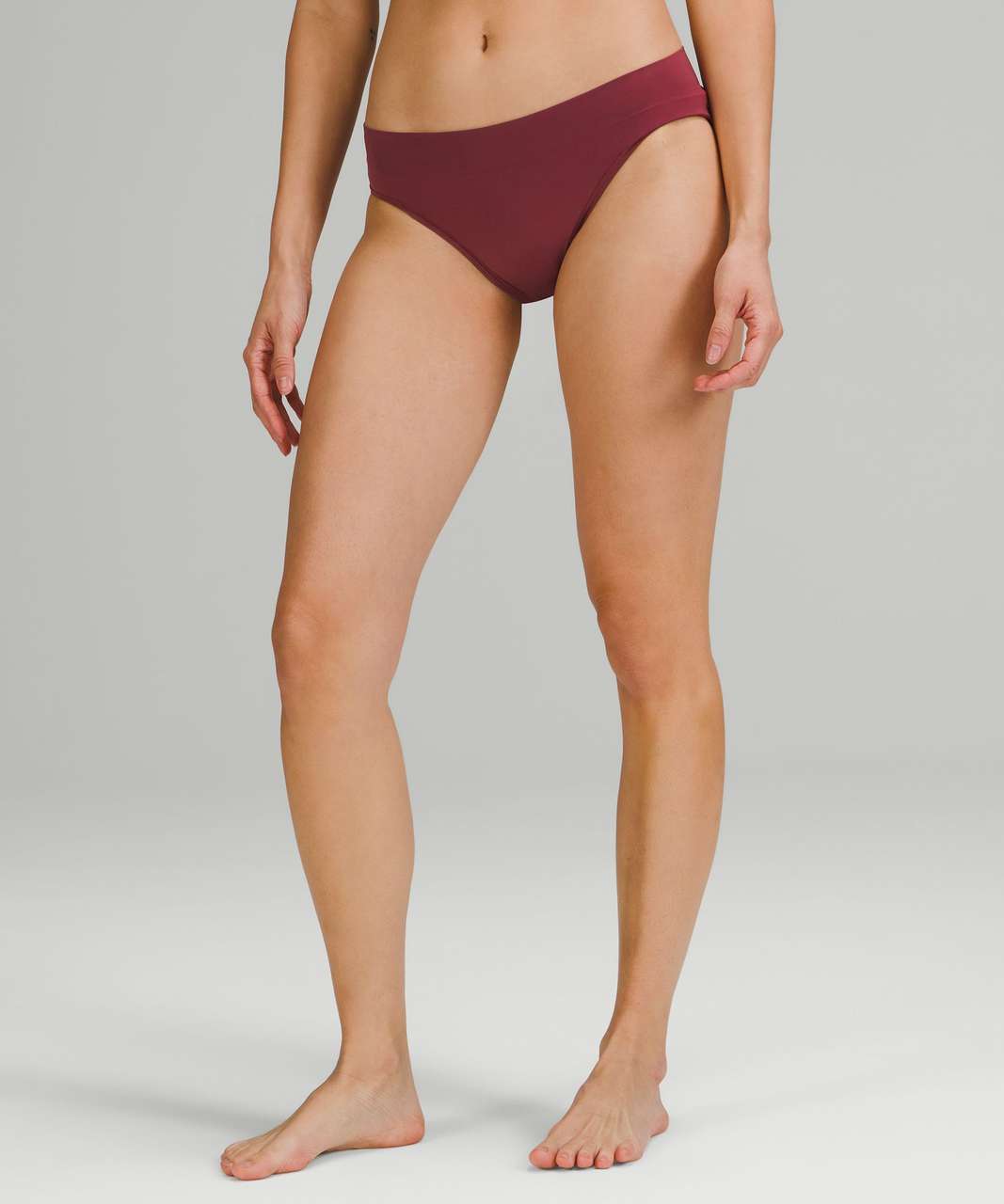 Lululemon Seamless Mid-Rise Bikini - Mulled Wine