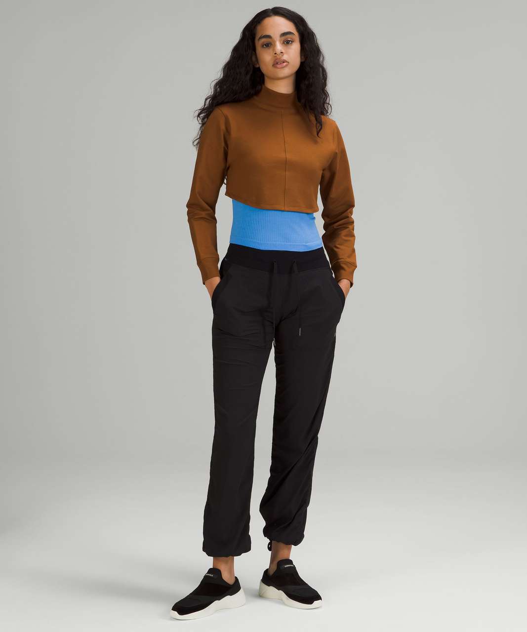 Lululemon LA Reversible Mock Neck - Copper Brown