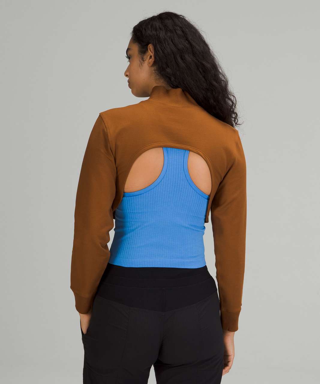 Lululemon LA Reversible Mock Neck - Copper Brown