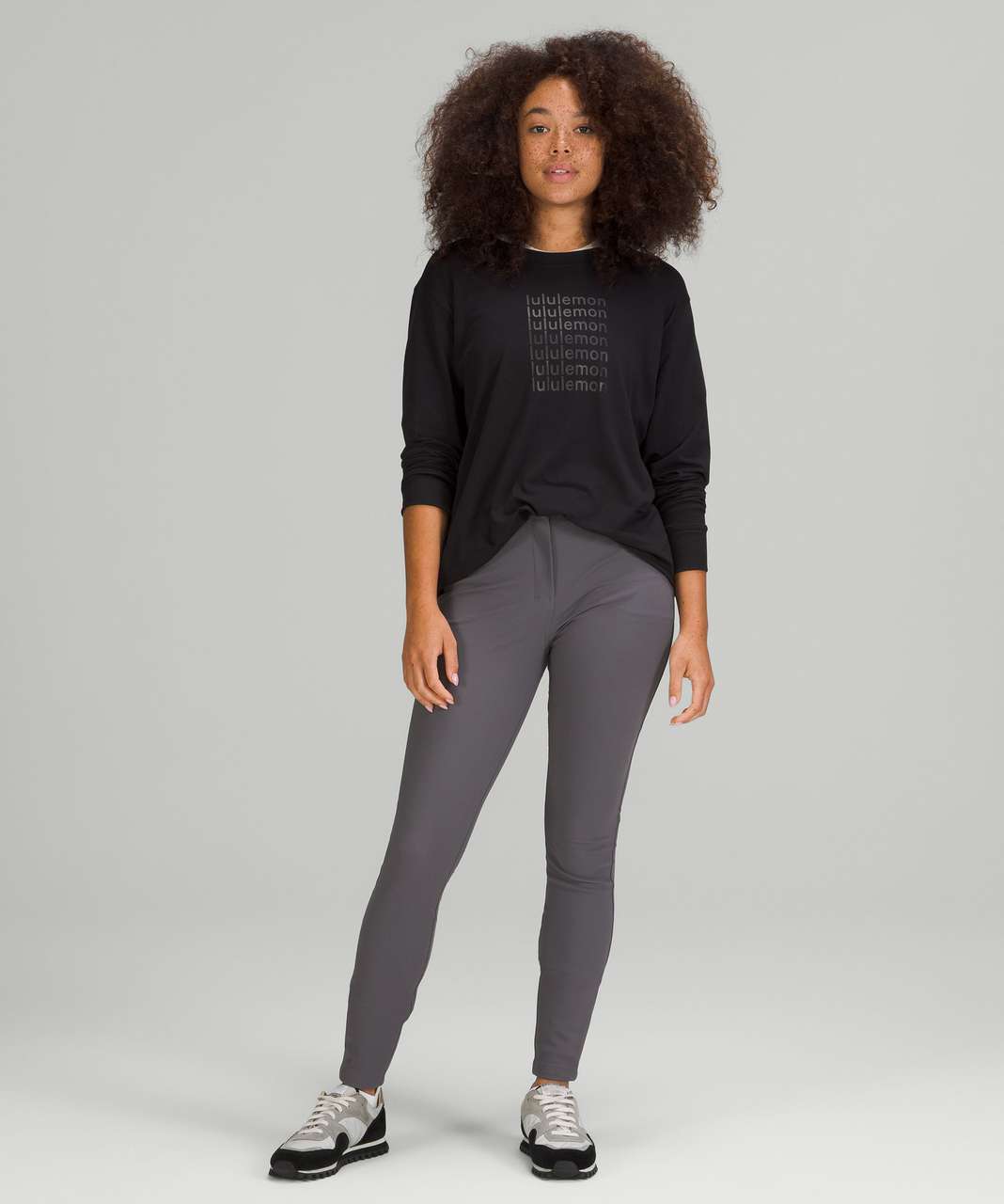 Lululemon City Sleek 5 Pocket 7/8 Pant - Titanium / Titanium - lulu fanatics