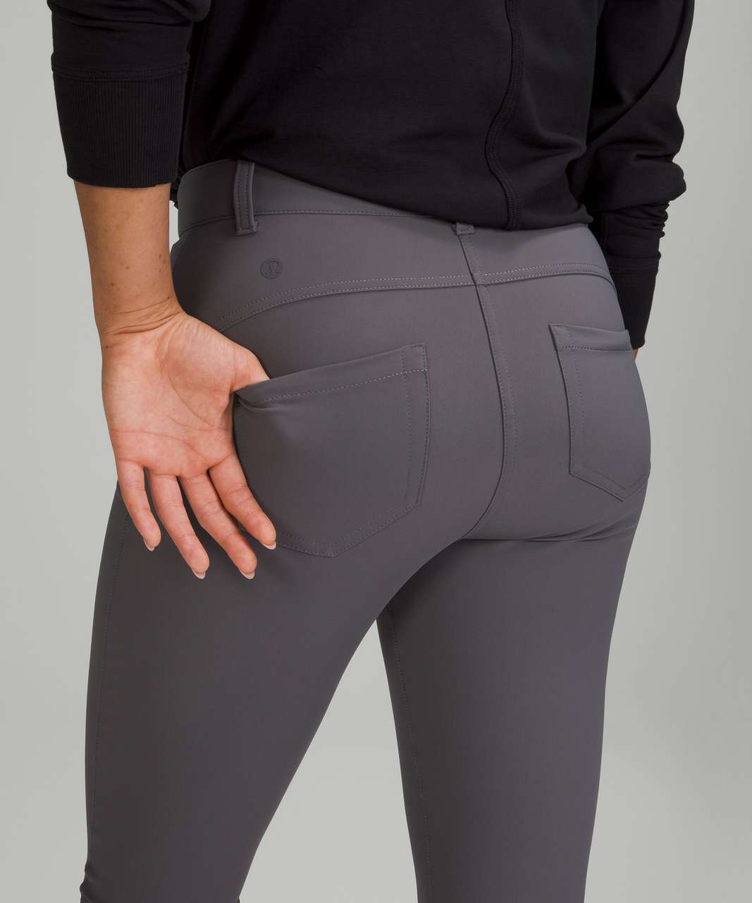 Lululemon City Sleek 5 Pocket 7/8 Pant - Titanium / Titanium