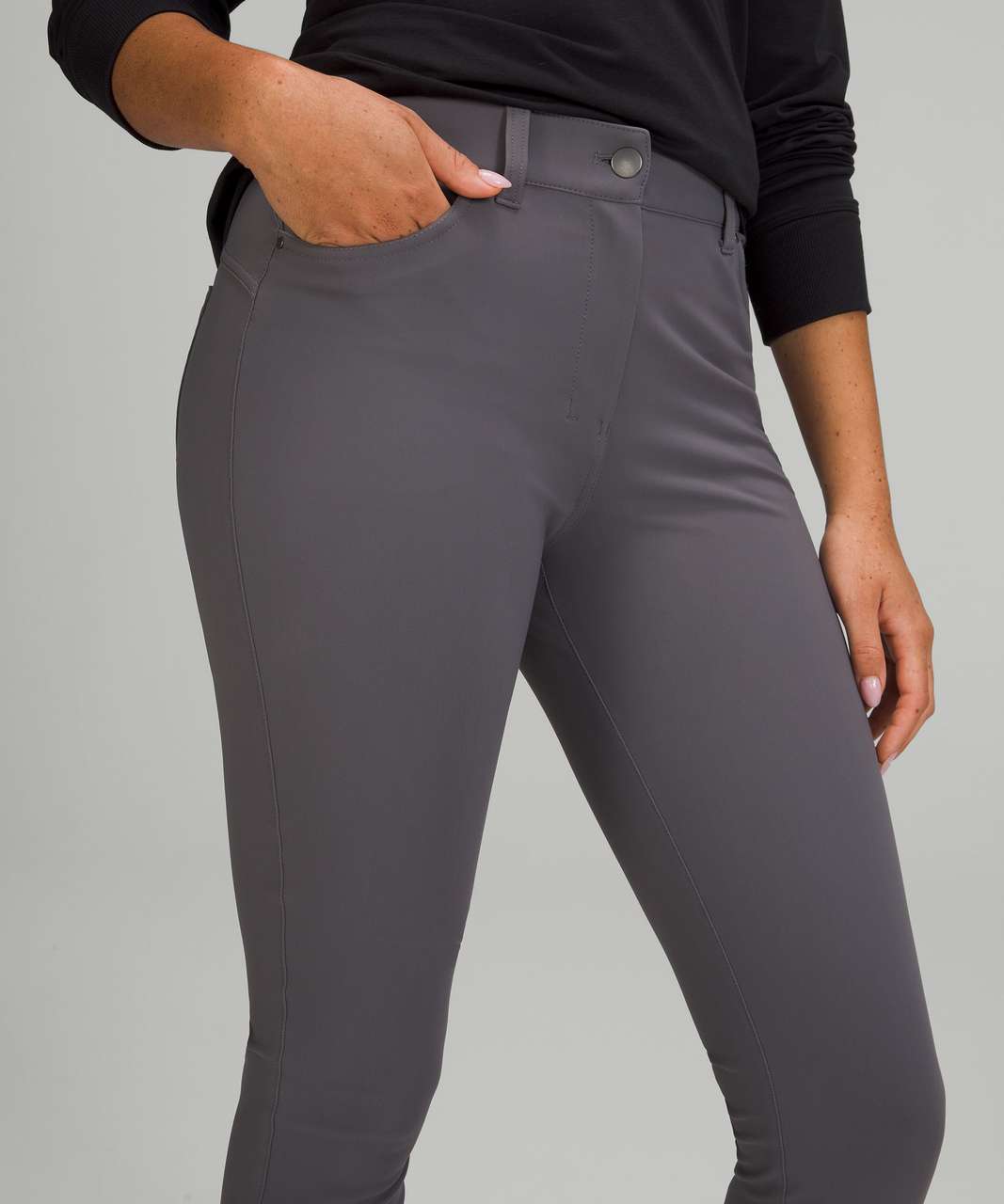 Lululemon City Sleek Slim-Fit 5 Pocket High-Rise Pant - Artifact / Artifact  - lulu fanatics