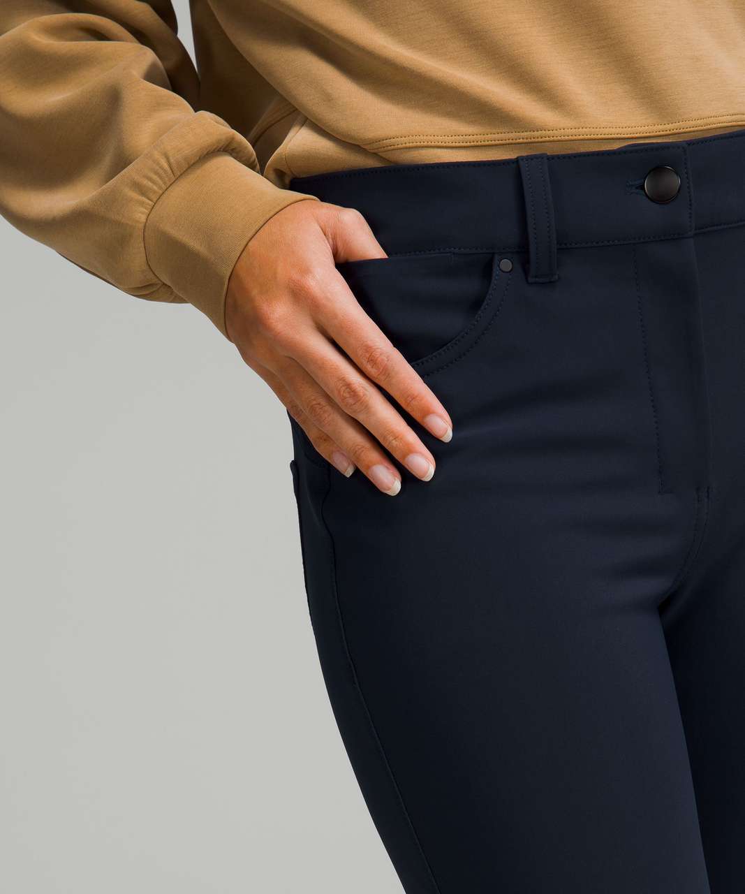 Lululemon City Sleek 5 Pocket 7/8 Pant - True Navy / True Navy - lulu  fanatics