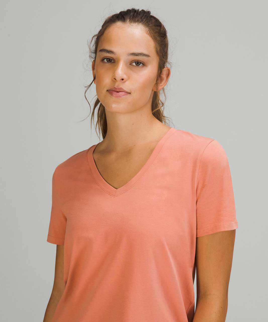 Lululemon Love V-Neck T-Shirt - Pink Savannah - lulu fanatics