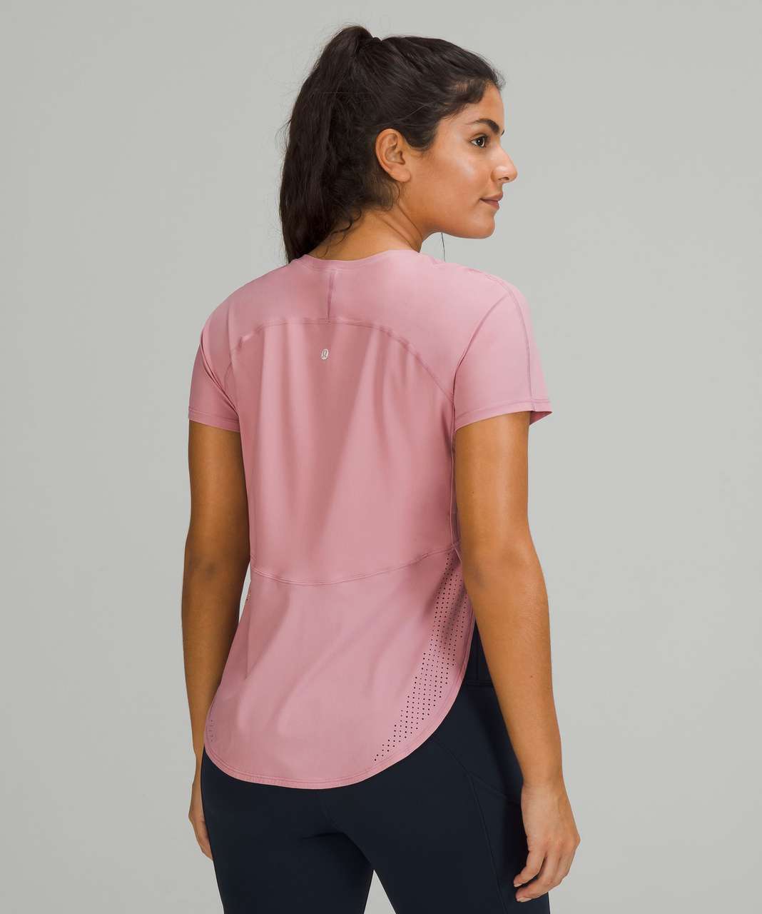 Lululemon Breeze By Short Sleeve *Fusion - Pink Taupe / Pink Taupe