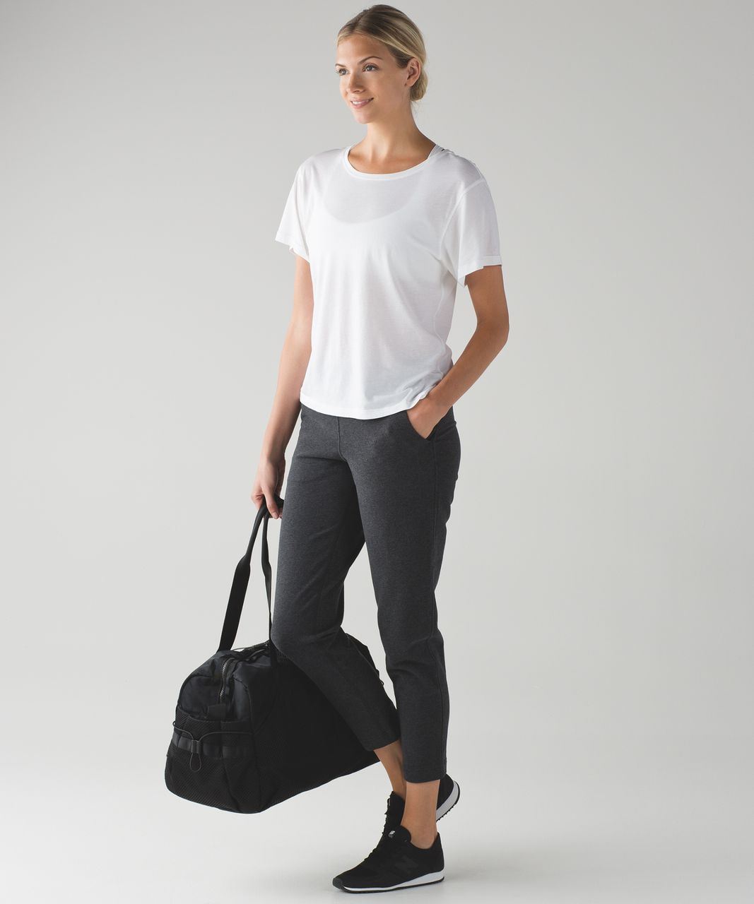 Lululemon All Time Sweatpant - Heathered Black / Black