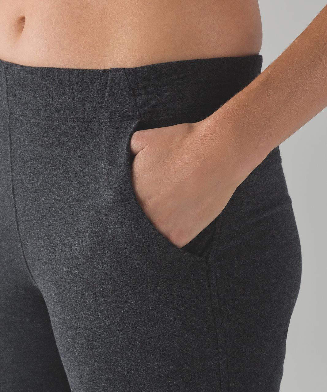 Lululemon All Time Sweatpant - Heathered Black / Black