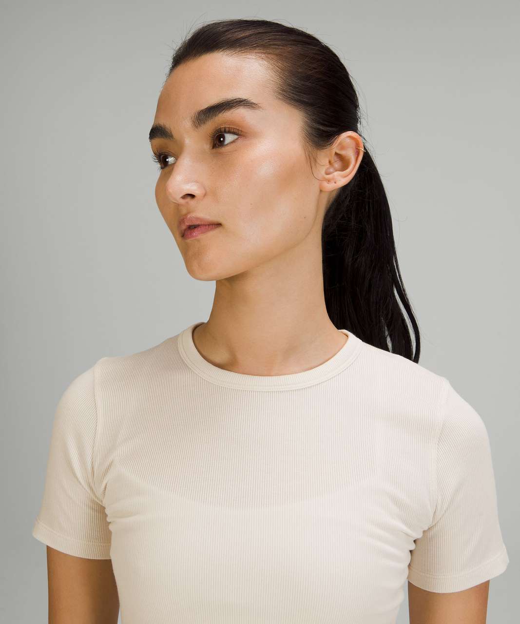 Lululemon Hold Tight Short Sleeve Shirt - White Opal