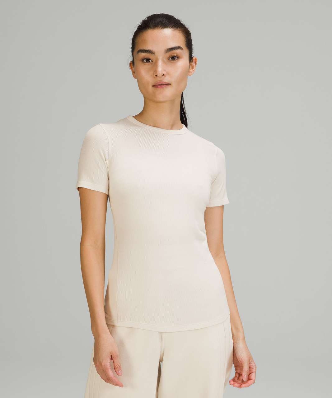 Lululemon Hold Tight Short Sleeve Shirt - White Opal - lulu fanatics