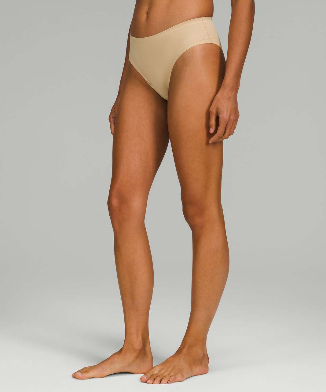 Lululemon InvisiWear Mid-Rise Cheeky Bikini Underwear 3 Pack - Mulled Wine / Pecan Tan / French Press