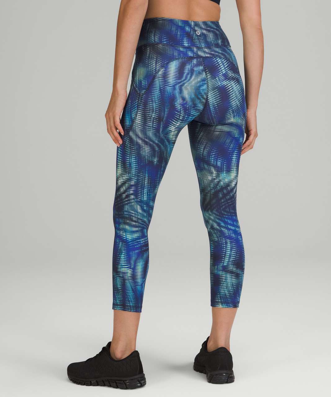 Lululemon Invigorate High-Rise Crop 23" *Foil - Shapeshifter Flux Blue Multi