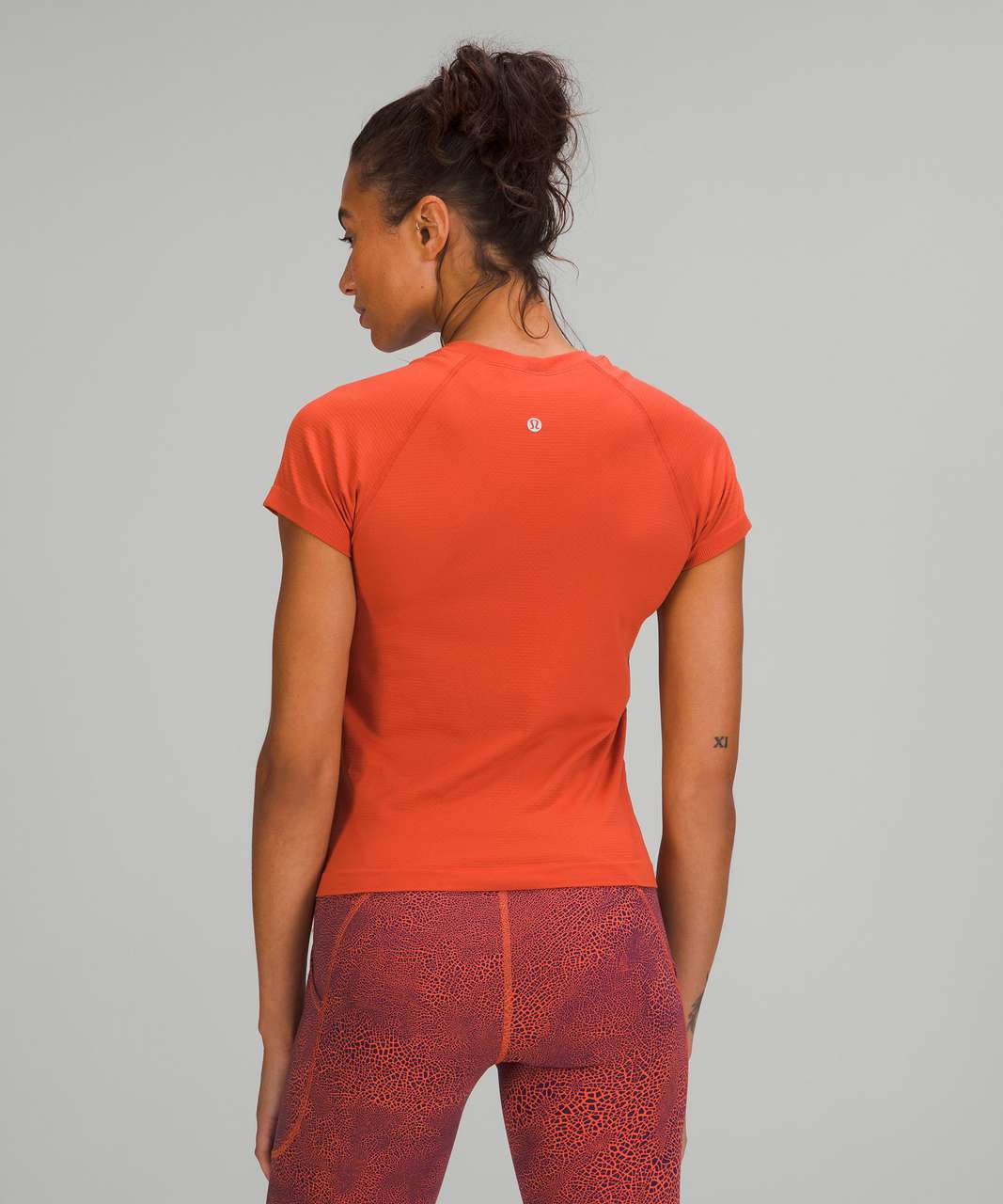 Lululemon Swiftly Tech Short Sleeve Shirt 2.0 *Race Length - Canyon Orange / Canyon Orange