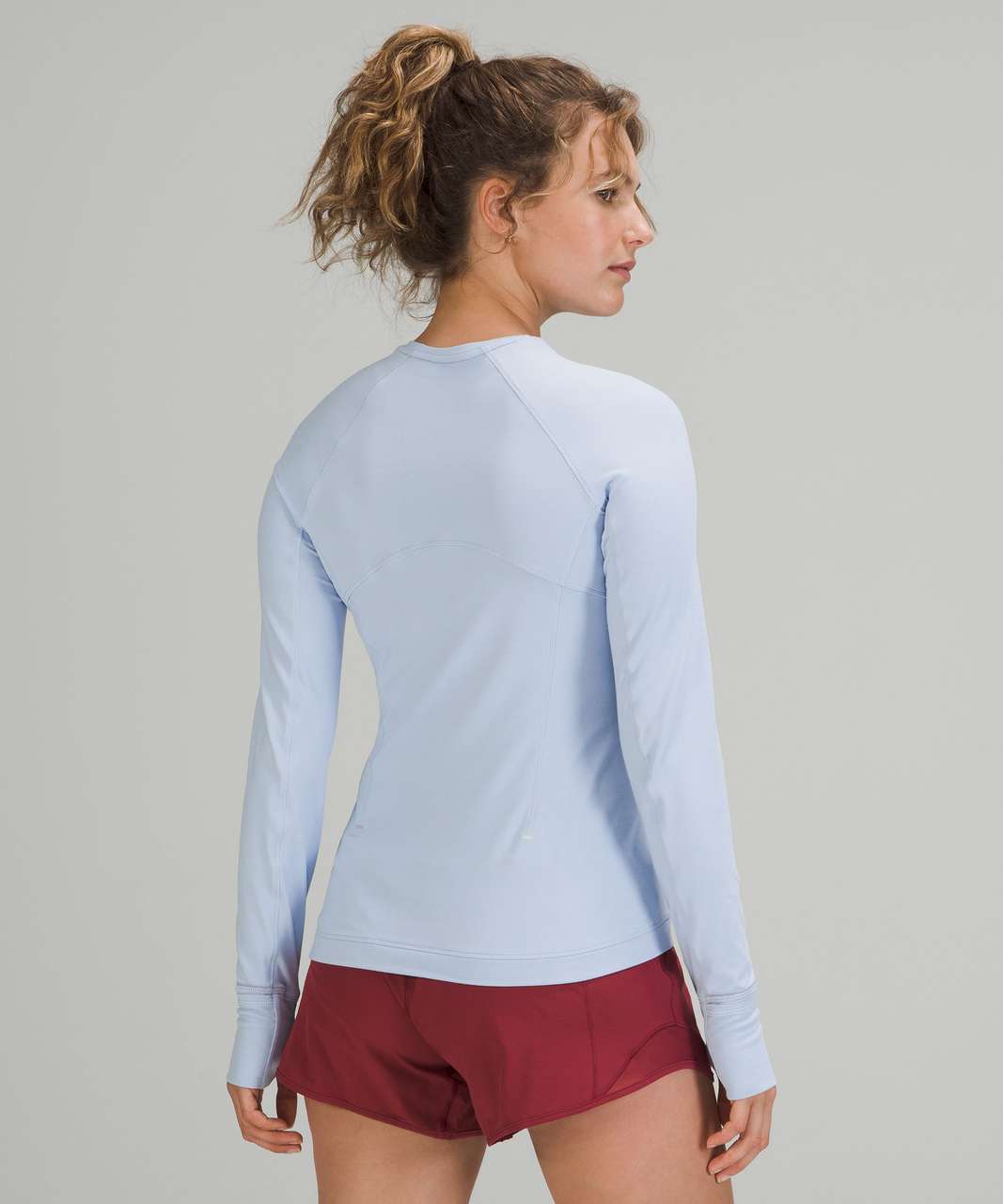 Lululemon Its Rulu Run Long Sleeve Shirt - Blue Linen