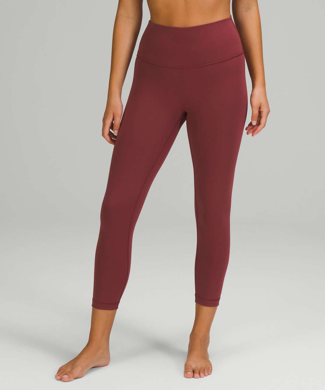 Lululemon Wunder Under High-Rise Crop 23" - Mulled Wine