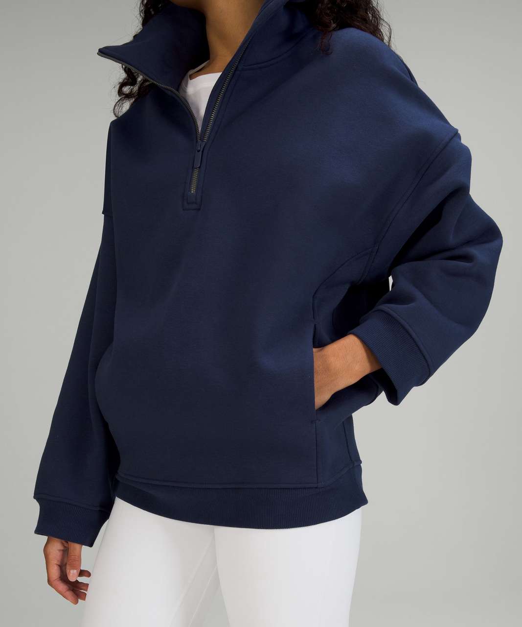 Thick Fleece Half Zip, Hoodies and Sweatshirts