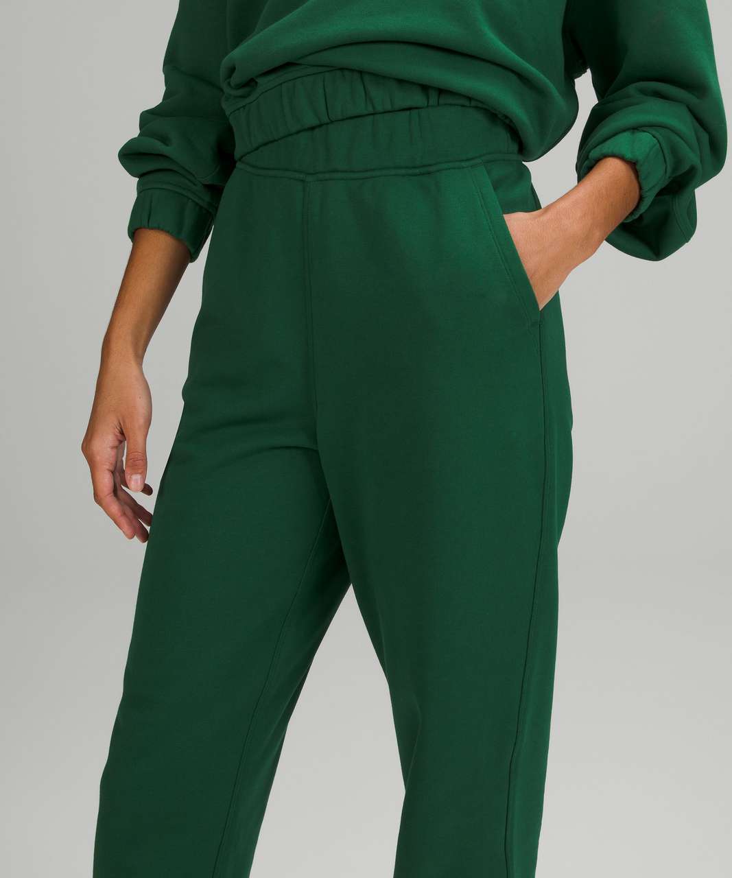 lululemon athletica, Pants & Jumpsuits, Lululemon Stretch Highrise Jogger  Full Length Size 4 Rainforest Green