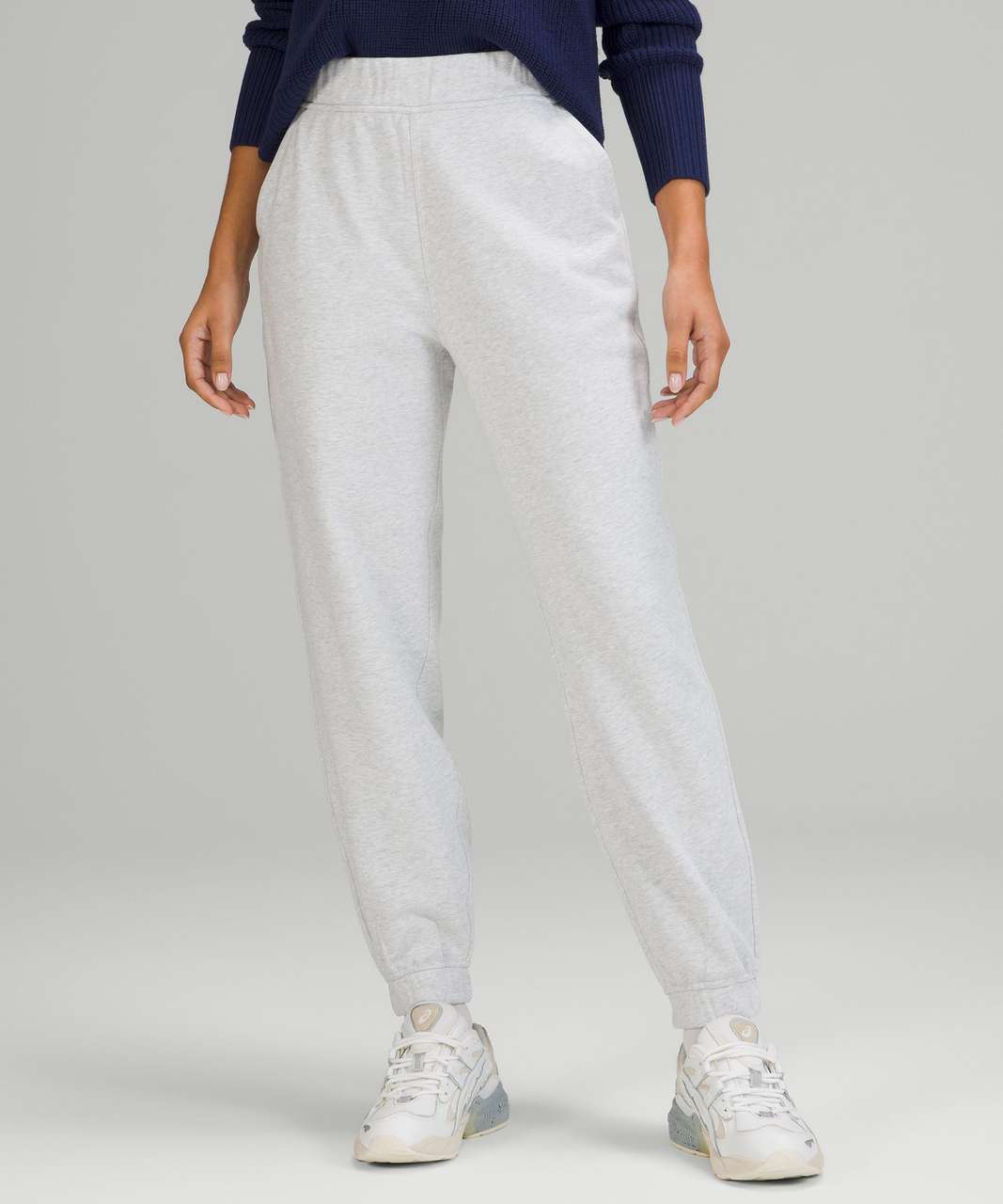 Lululemon Soft Ambitions High Rise Jogger - Heathered Core Ultra Light Grey  - lulu fanatics