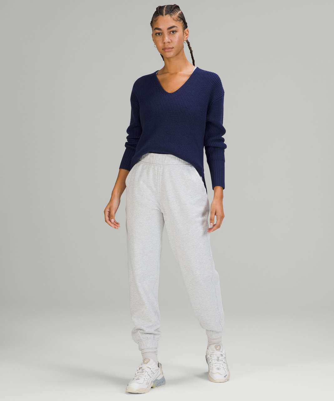 Lululemon Loungeful Straight Leg Pant - Heathered Core Ultra Light Grey -  lulu fanatics