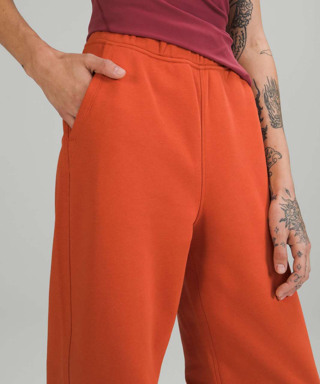 Lululemon Relaxed High-Rise Cropped Jogger - Canyon Orange - lulu