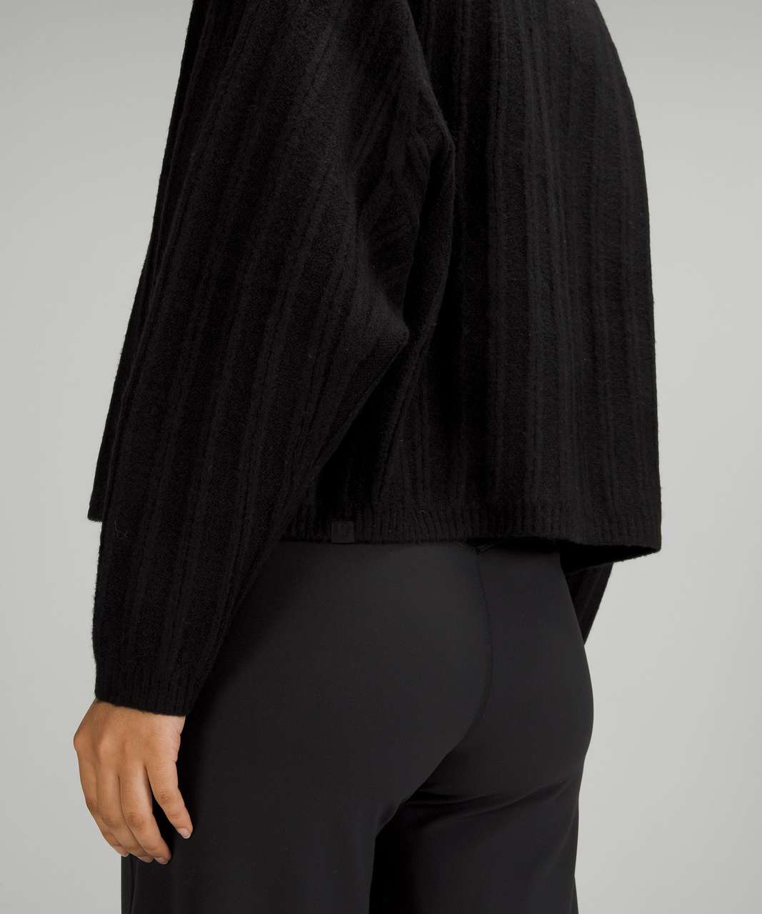 Lululemon Twin Rib Sweater Wrap - Black