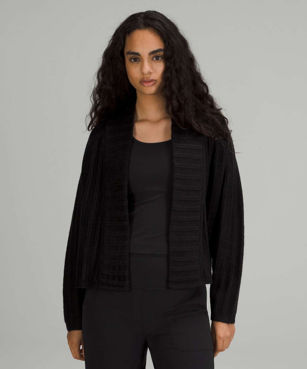 Lululemon Twin Rib Sweater Wrap - Black