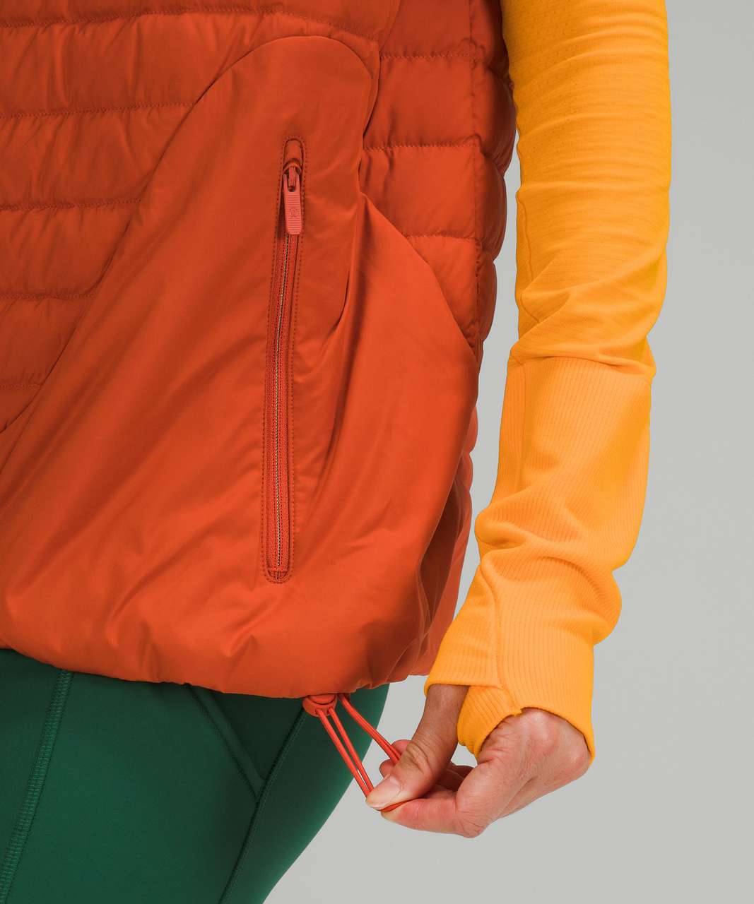 Lululemon Lightweight Relaxed-Fit Down Vest - Canyon Orange