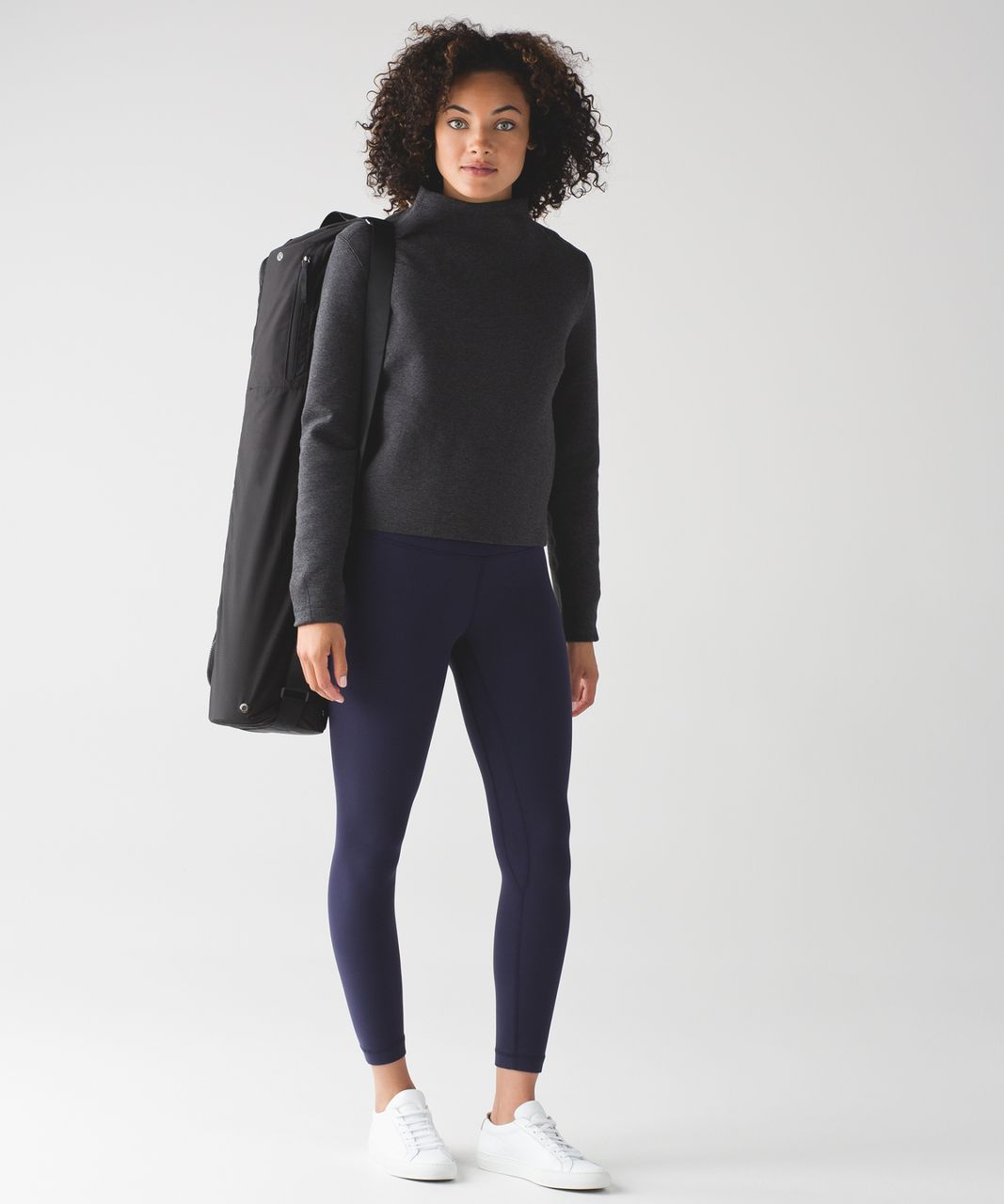 Lululemon City Bound Turtleneck - Heathered Black