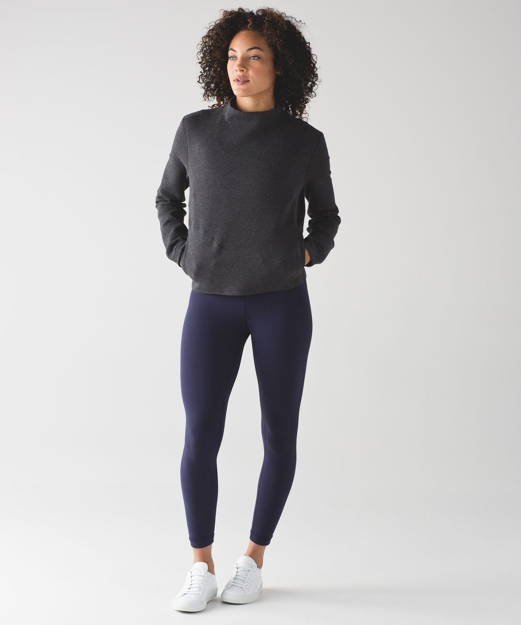 Lululemon City Trek Trouser II *28 - Heathered Black - lulu fanatics