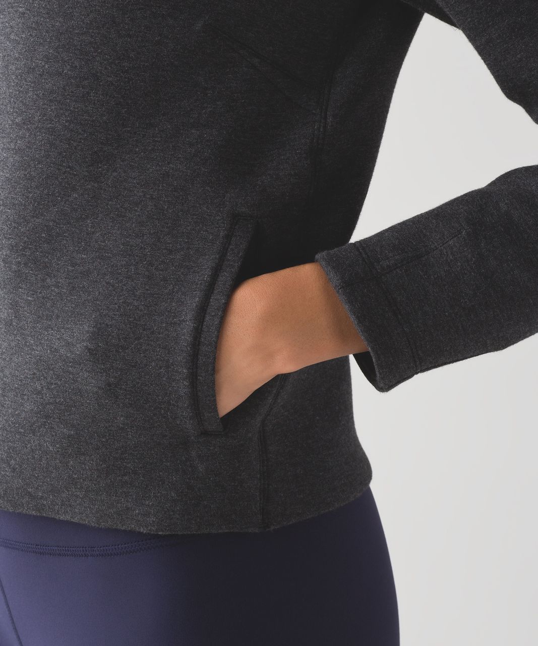 Lululemon City Bound Turtleneck - Heathered Black