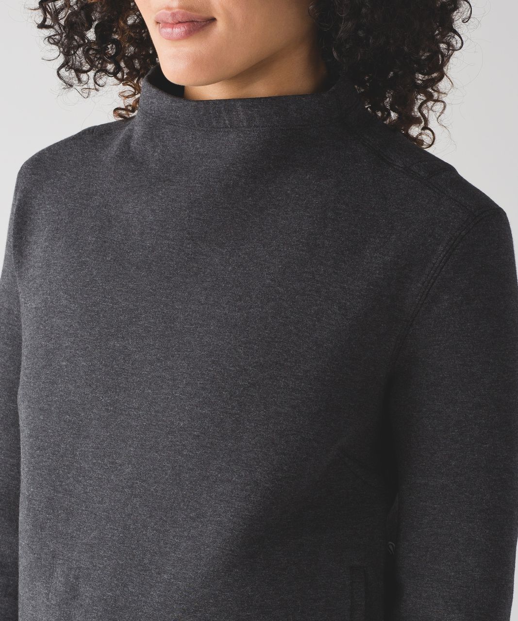 Lululemon City Bound Turtleneck - Heathered Black