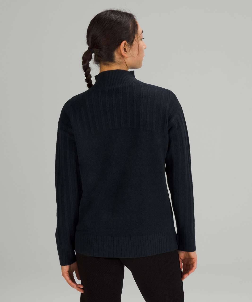 Lululemon Twin Rib Turtleneck Sweater - True Navy