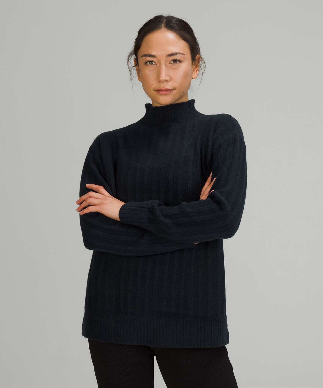 Lululemon Twin Rib Turtleneck Sweater - True Navy