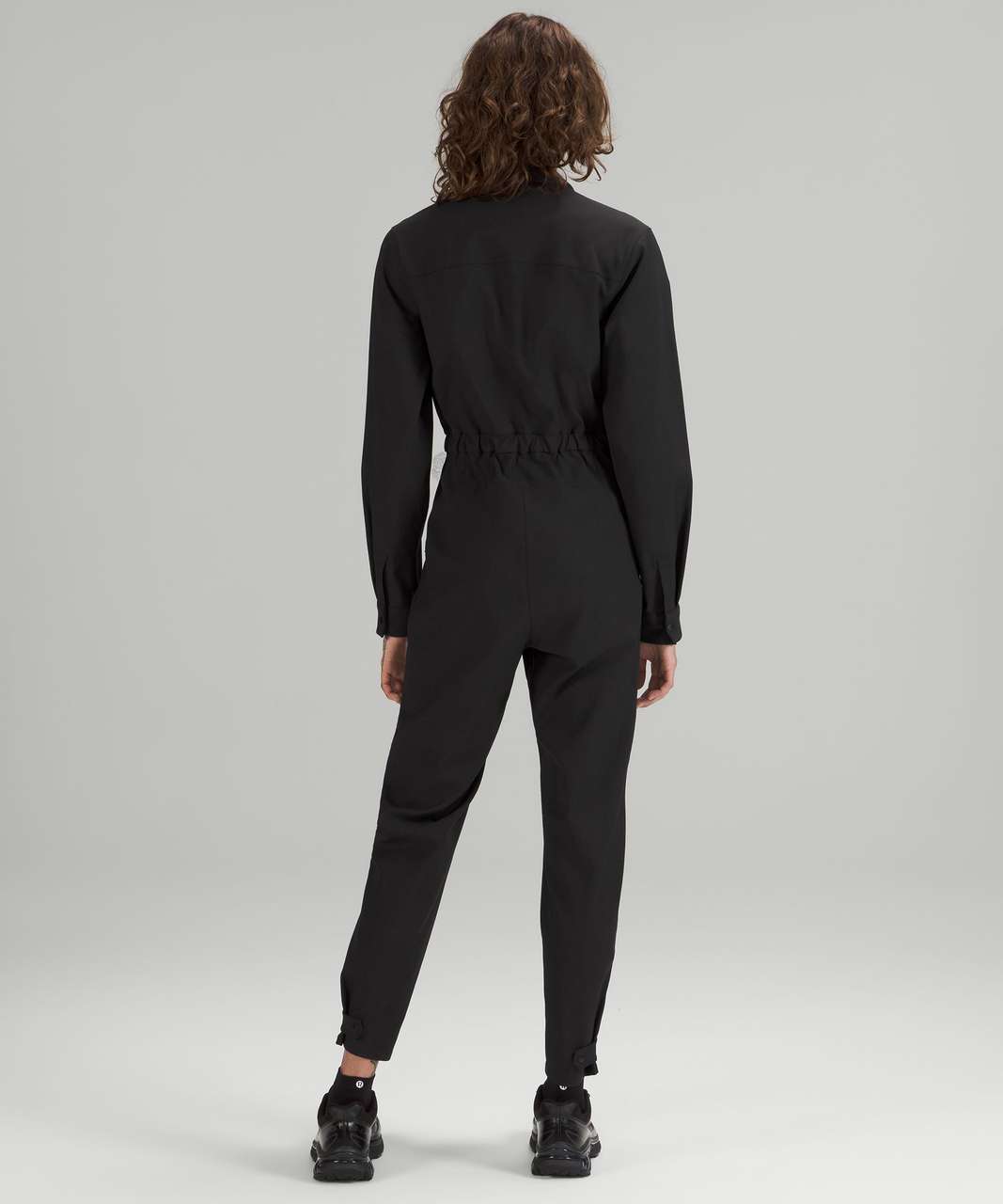 Lululemon lab Wool-Blend Long Sleeve Jumpsuit - Black