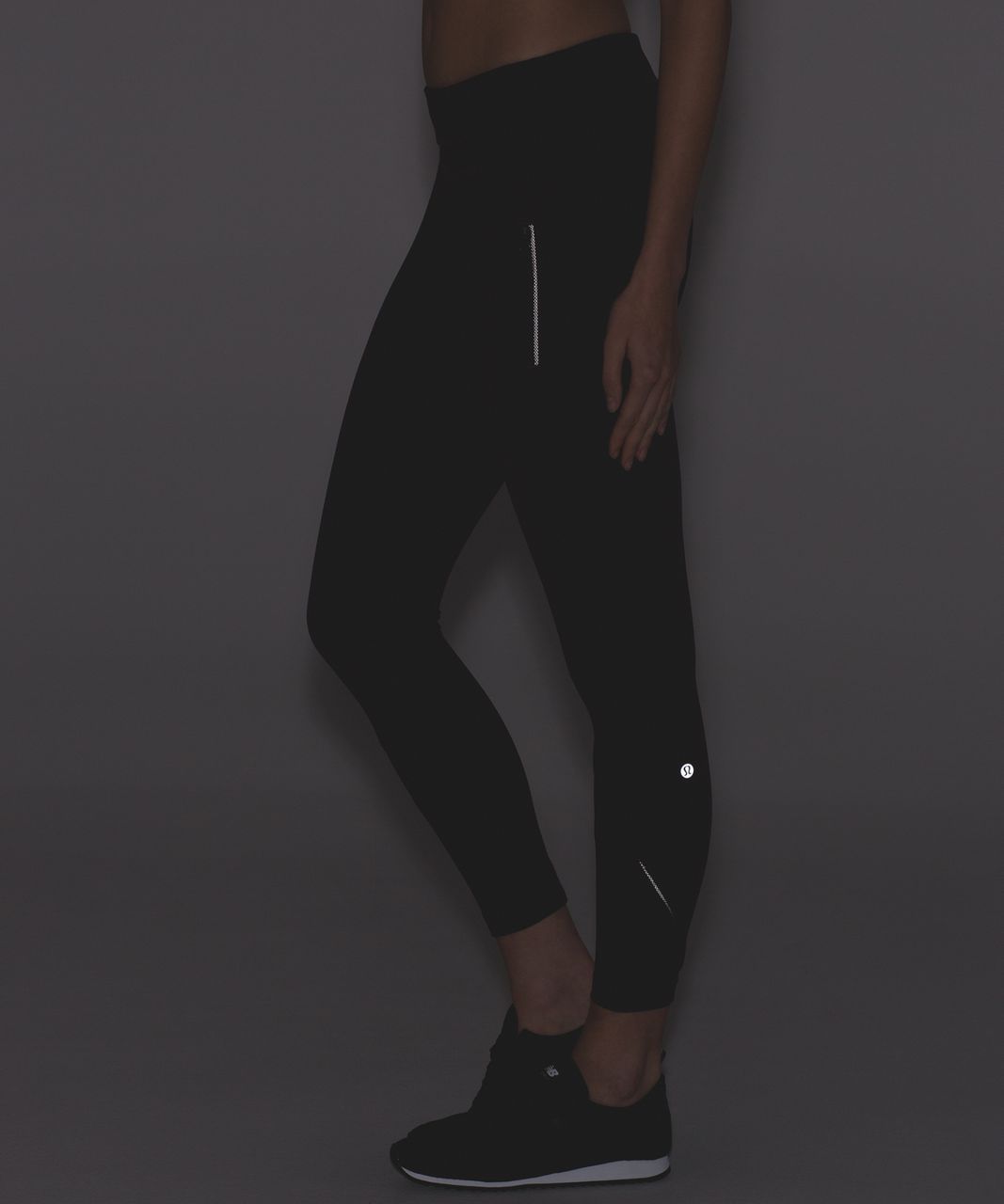 Lululemon Inspire Tight II - Splatter White Black / Black - lulu fanatics