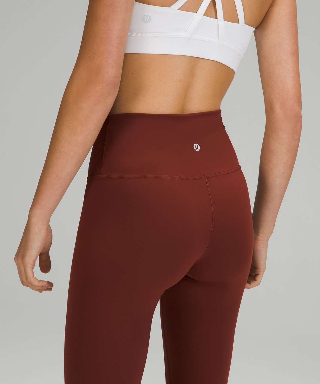 Wunder trains 25” date brown size 8 and white sports bra all in motion from  target… Happy shopping everyone !! : r/lululemon