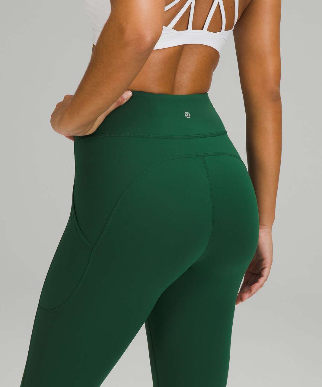 Lululemon Invigorate High-Rise Tight 25 - Vista Green - lulu fanatics