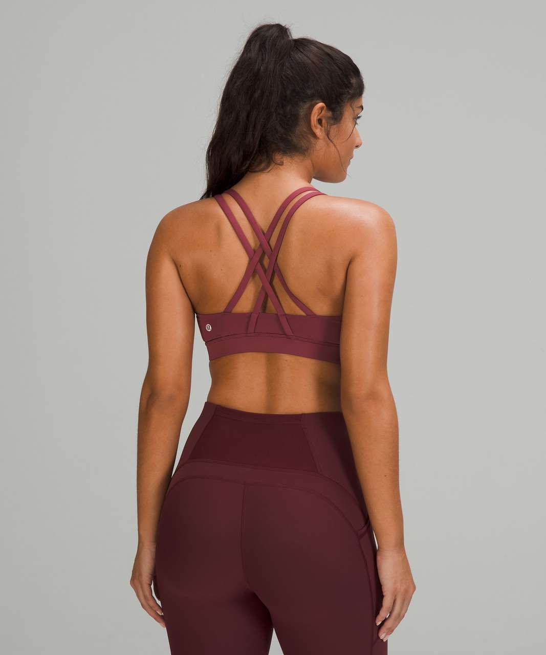 Lululemon Energy Bra *Medium Support, B–D Cups - Clementine - lulu fanatics