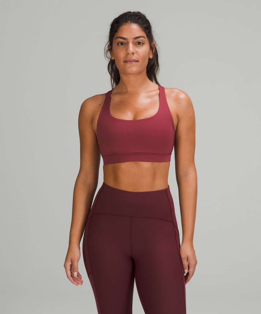 Lululemon Energy Bra *Medium Support, B–D Cups - Mulled Wine