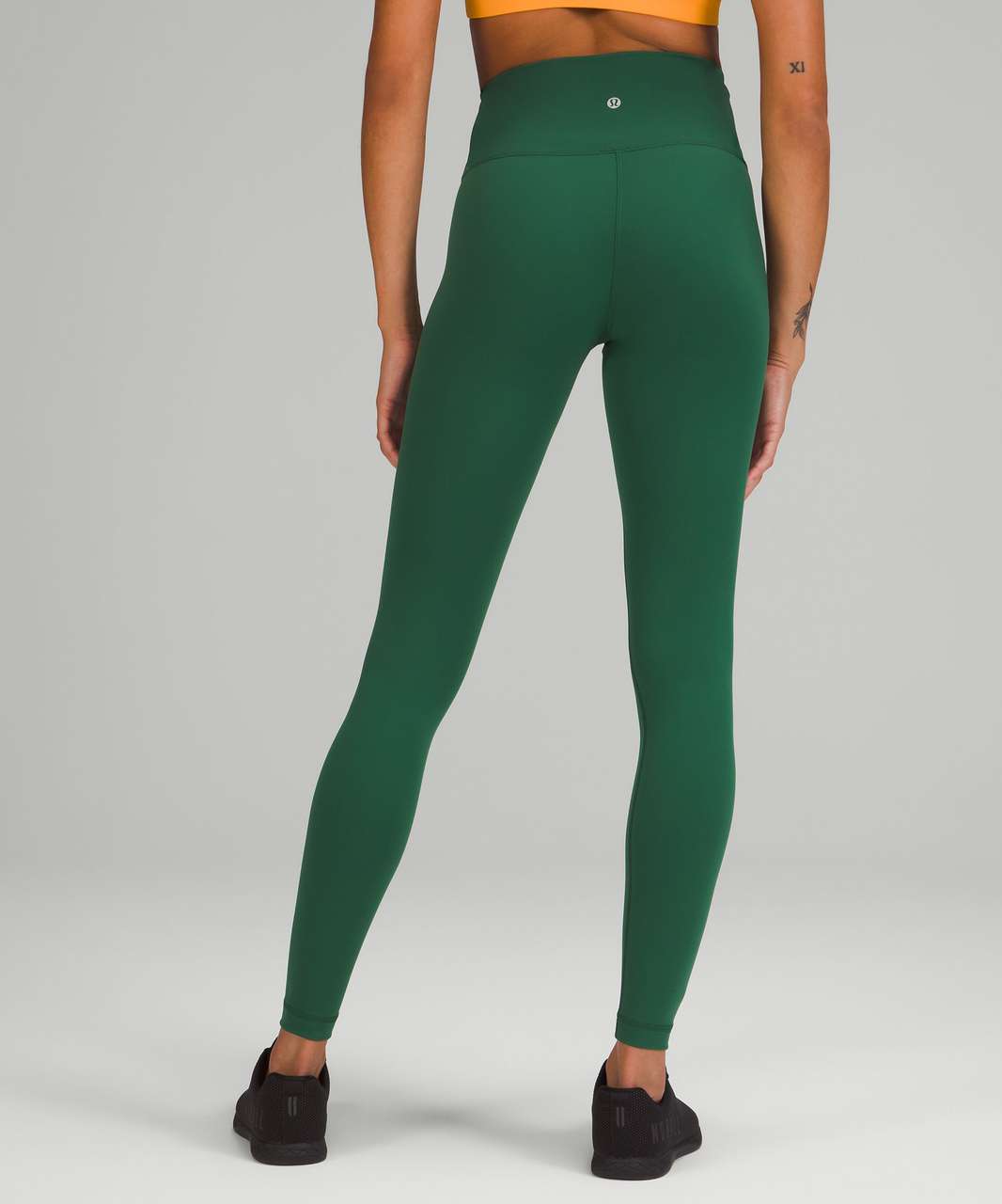 Lululemon Wunder Train High-Rise Tight 28 - Everglade Green - lulu fanatics