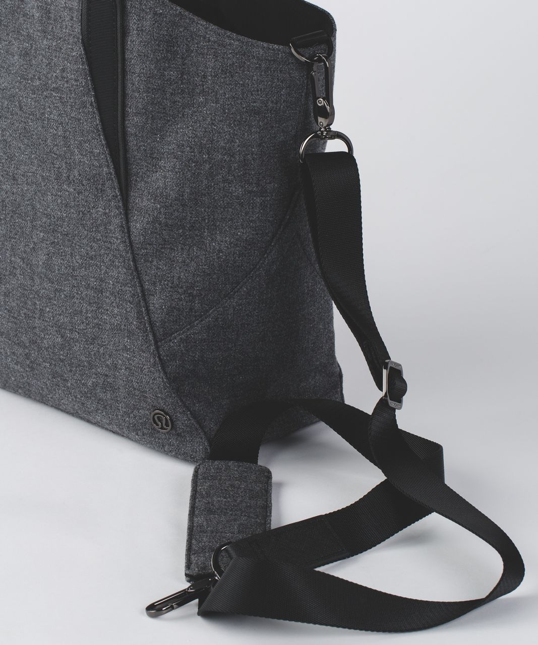 Lululemon All Day Tote - Heathered Dark Grey / Black