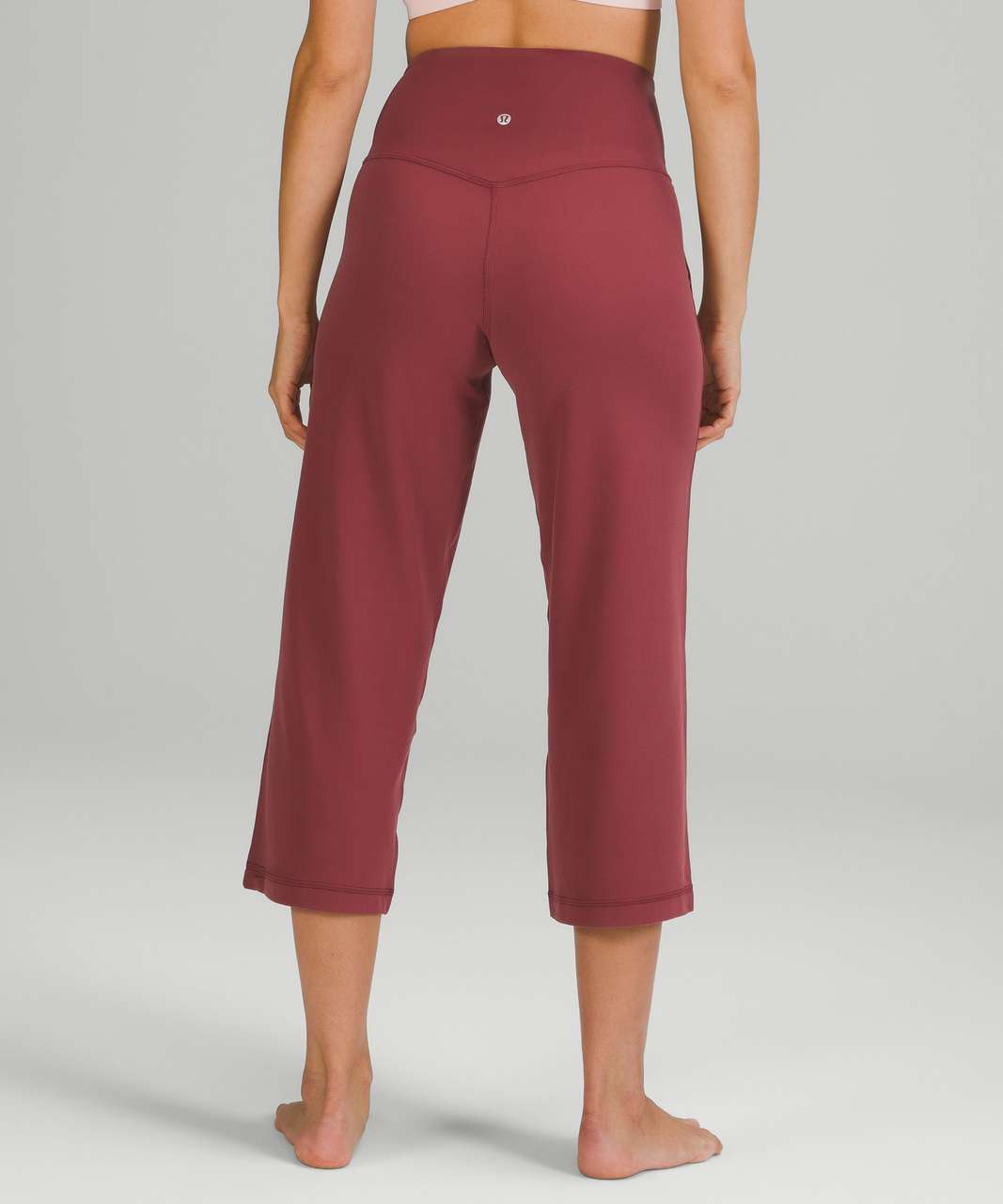 Lululemon Align Super-High-Rise Wide Leg Crop 23" - Mulled Wine