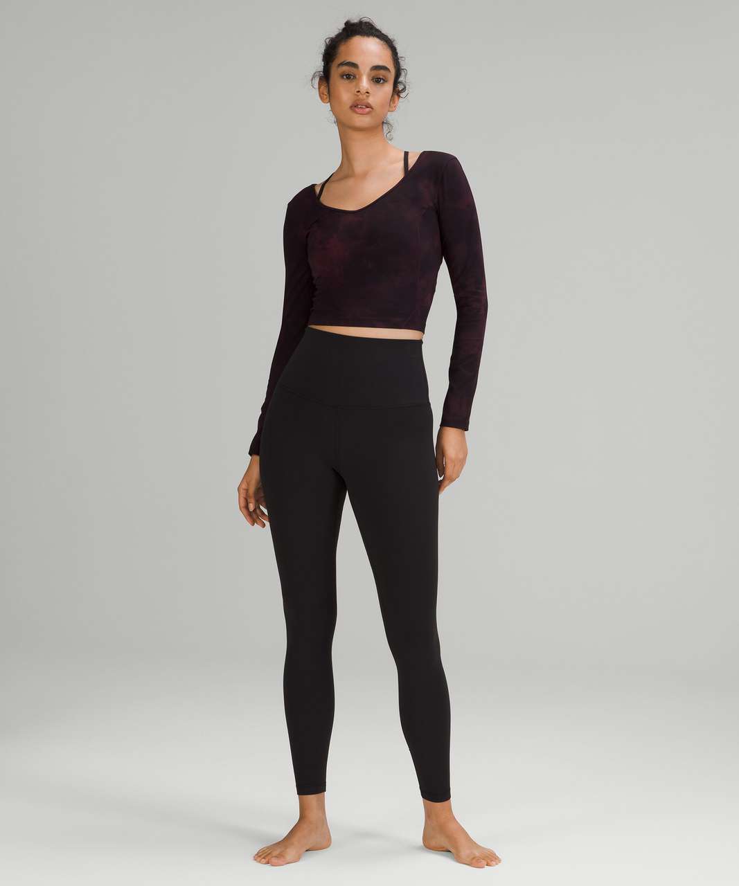 Lululemon High-Neck Tight-Fit Shelf Bodysuit - Contour - lulu fanatics