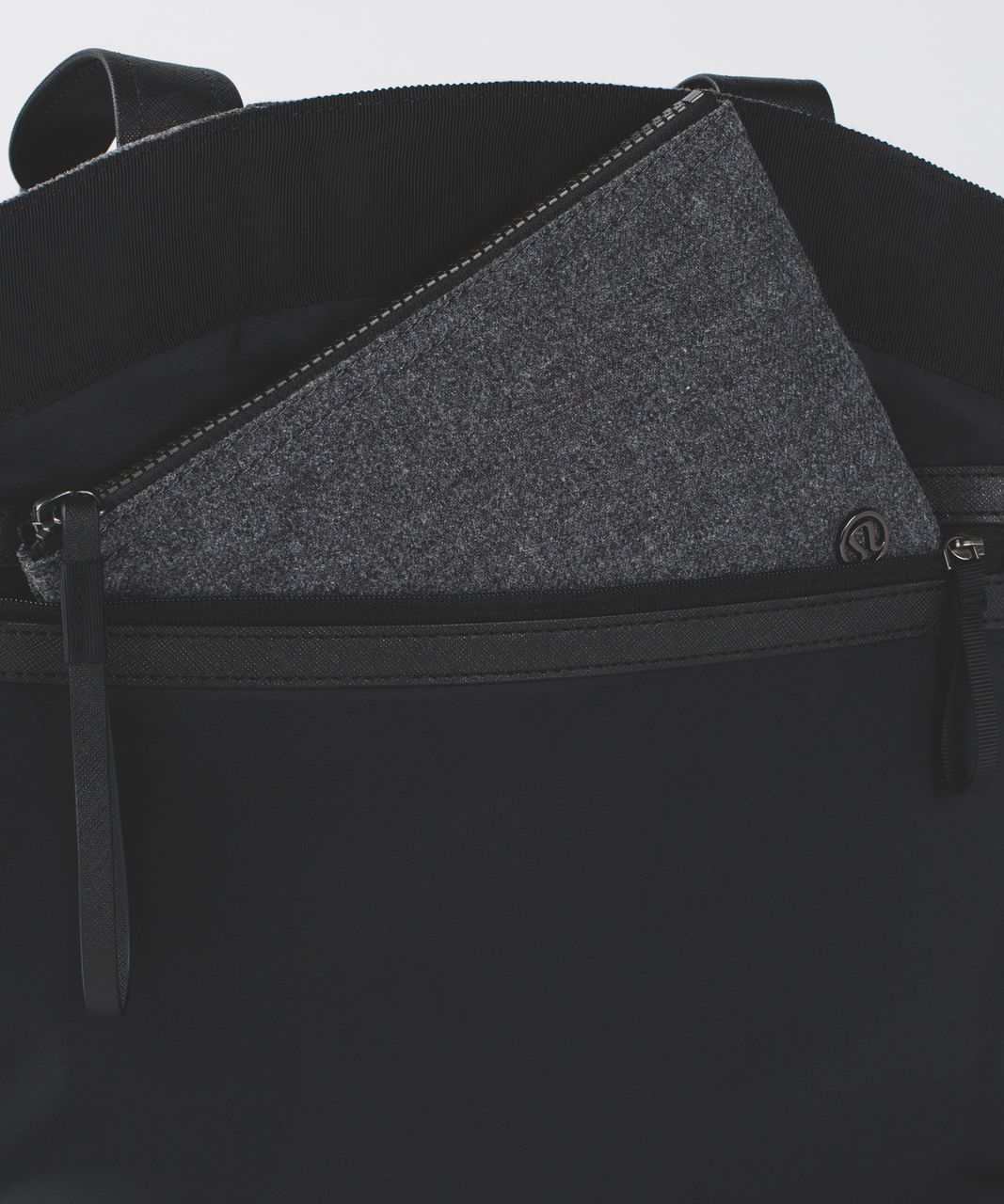 Lululemon All Day Tote (Mini) - Heathered Dark Grey / Black