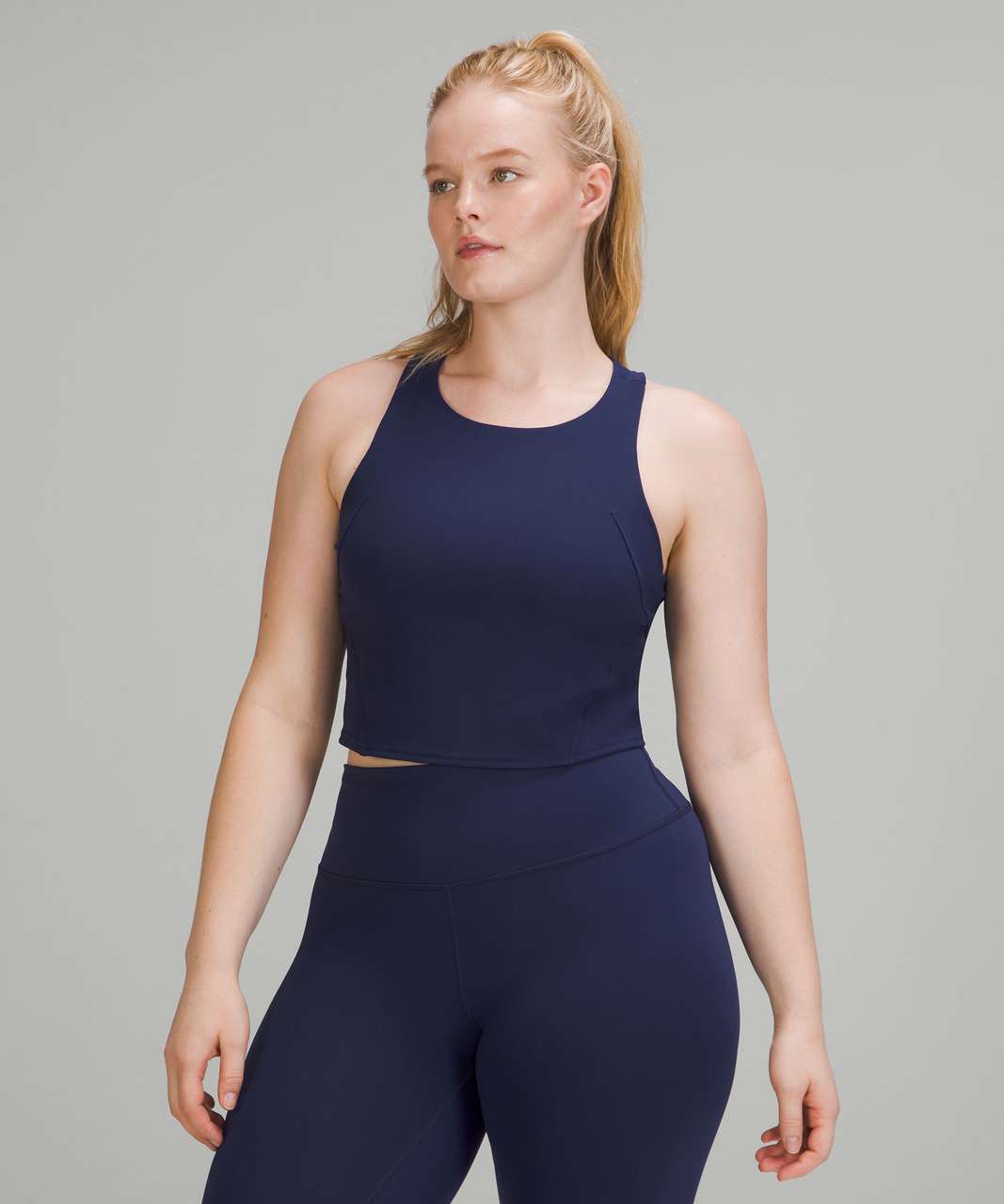 Lululemon Train to Be Tank Top - Capture Blue / Capture Blue - lulu fanatics