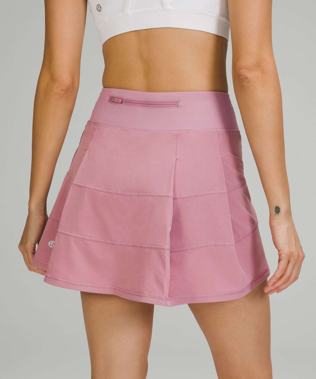 Lululemon Pace Rival Mid-Rise Skirt 15" Length - Pink Taupe