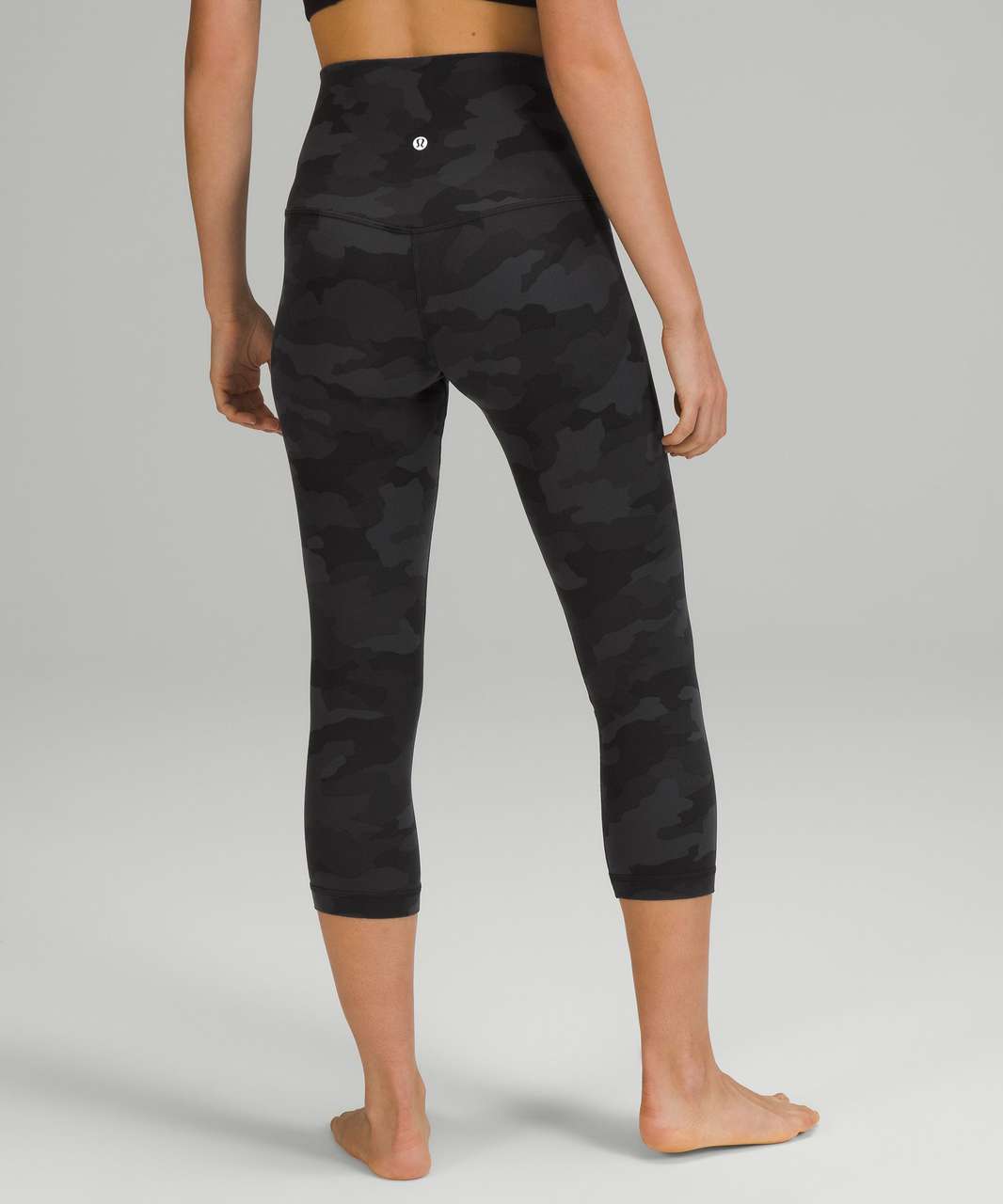 NWT Lululemon Align Crop 21 Formation Camo Deep Coal Multi