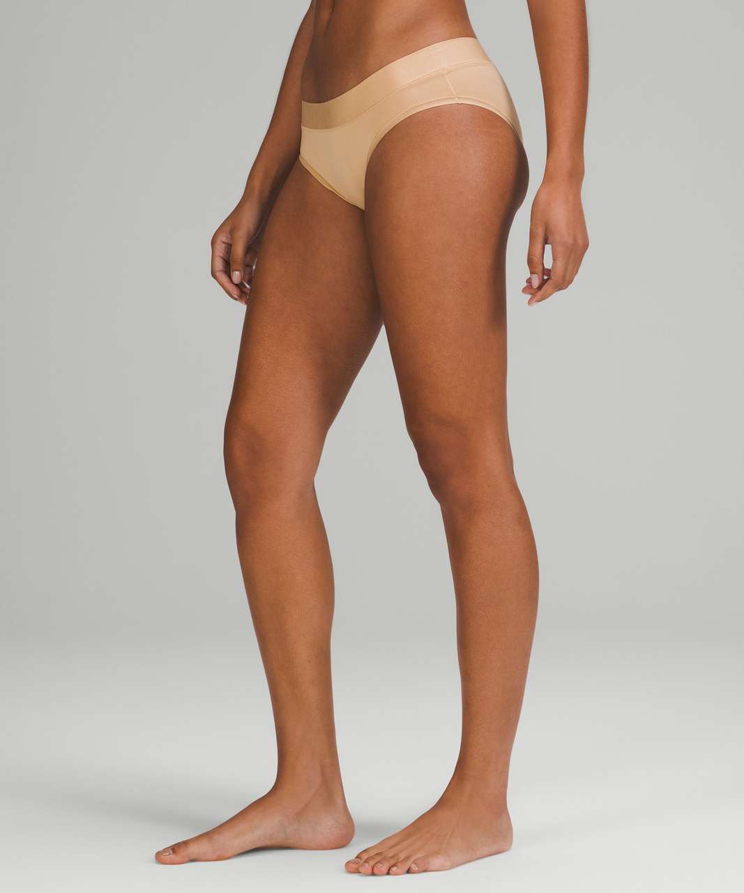 Lululemon UnderEase Mid-Rise Bikini Underwear 3 Pack - Mulled Wine / Pecan Tan / French Press